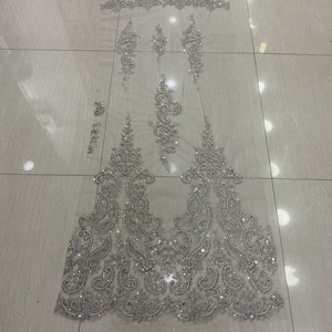 Tissu en dentelle Wuku 2027, motifs de fils, nouveau matériau - Product Image 2