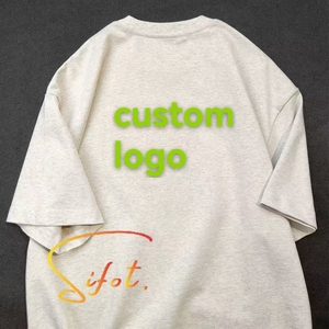 Sifot Custom Dtg Print Camiseta Oem Odm Alta calidad Tamaño personalizado Unisex 200gsm 100% Algodón 260gsm - Product Image 1
