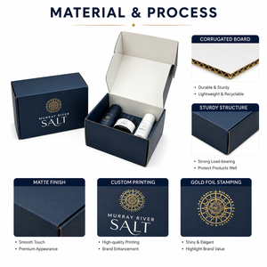 Custom Printed Mailer <b>Box</b> Eco-Friendly Recyclable Cosmetic Packaging With Gold Foil Logo Hot Stamping Rectangle Paperboard <b>Box</b> - Product Image 3