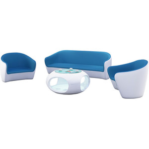 SF-09-2 Mobilier de bureau, meubles de bureau modernes, canapé de réception, canapé de bureau en cuir, ensemble de canapés de bureau - Product Image 6