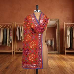 Handmade Cotton Chiffon Pure Net Printed Scarf <b>Shawl</b> Muslim Style Traditional Wrap For Adults <b>Wedding</b> Party Festival Wear Stole - Product Image 3
