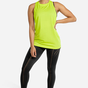 Débardeur de sport femme uni, confortable et respirant, sans manches, pour la gym, en vente à bas prix. - Product Image 1