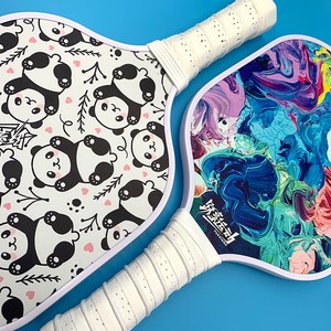 Raquettes de Pickleball pour Enfants en Fibre de Verre 185g, Noyau en Nid d'Abeille PP 11mm, Ensemble Junior Durable, Logo Personnalisé, Vente en Gros - Product Image 2