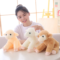 Chinois exportation de jouets en gros en peluche animaux jouets en peluche mouton réaliste oreiller jouets pour enfants cadeaux d'anniversaire