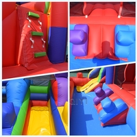 Château gonflable en blocs de construction, château gonflable commercial, château de saut pour enfants et adultes