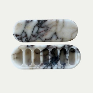 Pastillero de Mármol Calacatta <span class=keywords><strong>Viola</strong></span> Hecho a Mano - Product Image 2