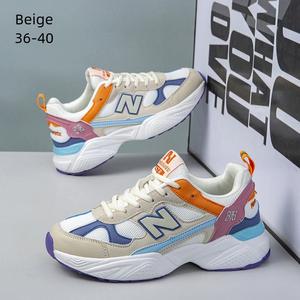 Модная обувь унисекс для пап на толстой подошве для весны и осени, Классические сетчатые кеды с N-логотипом, Стильные повседневные 878 кроссовки для прогулок - Product Image 2