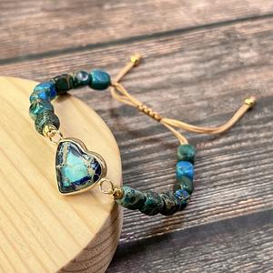 Bracelet en pierre naturelle avec perles de verre colorées, infusé de Reiki, design tendance pour les grossistes, approvisionnement centralisé - Product Image 5