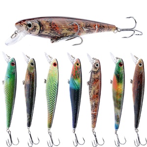 Vente en gros 12.3cm/17.5G <span class=keywords><strong>faux</strong></span> méné appâts artificiels longue portée coulé anneau perle Lua appât dur pour la carpe peint peinture Peeling - Product Image 1