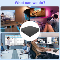 Boîtier TV intelligent Android 11 4K Rockchip Linux, 4 Go de RAM, 32 Go de ROM, Wi-Fi double bande, processeur quadricœur Mali-G52 GPU, certifié CE/FCC, fourni par Canzone Factory.