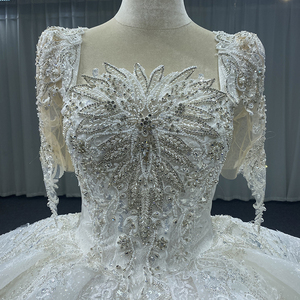 Jancember MN189 alla moda eleganti abiti <span class=keywords><strong>da</strong></span> <span class=keywords><strong>sposa</strong></span> con perline pesanti abiti <span class=keywords><strong>da</strong></span> <span class=keywords><strong>sposa</strong></span> <span class=keywords><strong>per</strong></span> donna - Product Image 4