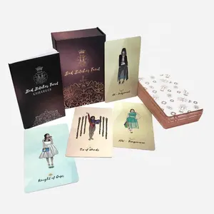 최신 스타일 도매 영어 타로 카드 데크 온라인 오라클 카드 전자 가이드 북 점 보드 게임 Carta De Tarot