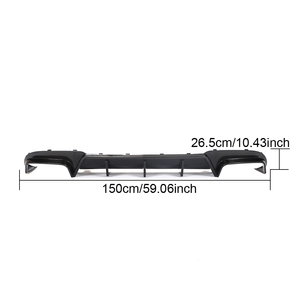 Lame de <span class=keywords><strong>pare</strong></span>-choc arrière en Fiber de carbone, protection pour le véhicule, <span class=keywords><strong>Mercedes</strong></span> Benz <span class=keywords><strong>classe</strong></span> E W212 E63 AMG, 2013 — 15 - Product Image 6