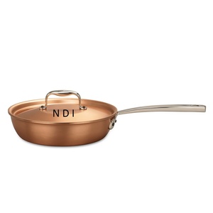 Poêle à frire antiadhésive à base d'induction, cuivre, qualité supérieure, forme personnalisée, poêle à frire en métal pour la cuisine, poêle à frire en cuivre - Product Image 1