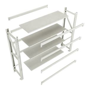 מדפים המוסכים מתכת מדפים תעשייתיים מדפי ערימה מתלה פלדה חובה מדפי מחבת אחסון אחסון - Product Image 6