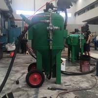 Unité de sablage à eau et à sable sans poussière, haute productivité, conçue pour une propreté supérieure et le polissage des surfaces