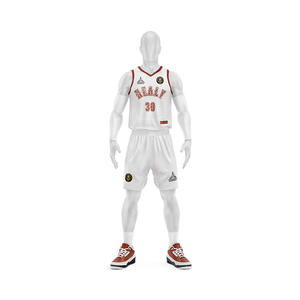 Set di Uniformi da Basket Personalizzate per Uomo, Maglia da Basket Sublimata all'Ingrosso - Product Image 4