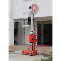 Plateforme élévatrice verticale homologuée CE, plateforme de travail électrique, plateforme élévatrice télescopique, élévateur électrique pour personnel