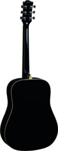 GUITARRAS EKO - RANGER 6 NEGRO, Guitarra Acústica Dreadnought de Alta Calidad, Tapa de Abeto, Fondo y Lados de Tilo, Mástil de Okoume, Diapasón de Roupana - Product Image 3