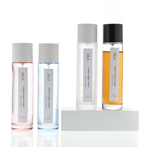 Botella de Perfume de Vidrio de Lujo China, Redonda, de 30ml, 50ml, 100ml, Negra y Rosa, con Pulverizador de Niebla Fina - Product Image 2