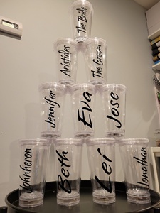 Sáng chai nước với rơm ánh sáng lên cốc cốc nhựa Glow uống chai cho các sự kiện bên ngoài với nắp - Product Image 6