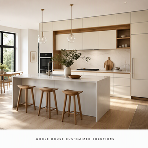 Armadio su Misura Stile Shaker per Tutta la Casa, Mobile TV Multicolore, OEM ODM, Mobili per <span class=keywords><strong>Cucina</strong></span> e Camera da Letto, Basso MOQ - Product Image 2