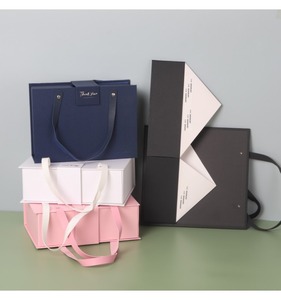 Cardboard paper hard packaging luxury folding <b>magnetic</b> gift <b>box</b>, customizable according to needs - Product Image 6
