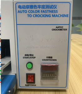 חשמלי חיכוך צבע יציבות <span class=keywords><strong>Tester</strong></span>, AATCC Crockmeter אוטומטי יציבות צבע לcrocking מכונה - Product Image 4