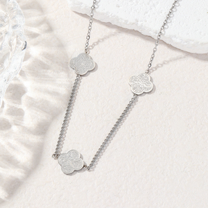 Collier en acier inoxydable PVD avec inscription Sabr <span class=keywords><strong>Shukr</strong></span> Tawakkul (Patience, Gratitude, Confiance) - Bijou de mode musulman islamique arabe - Cadeau de l'Aïd - Product Image 2