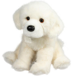 Jouet en peluche pour chien de race Retriever blanc C014, en fausse fourrure, peluche moelleuse, vente en gros, jouet en peluche pour chien, animal en peluche personnalisé de grande race pyrénéenne - Product Image 2