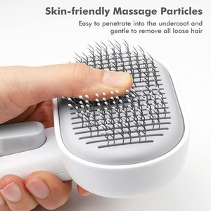 מסרק לחיות מחמד מסרק מוצרים הסיטונאי ניקוי slicker מברשת שיער מסיר הכלב מסרק - Product Image 2