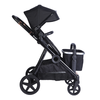 Poussette 3 en 1 pliable pour bébé, système de voyage de luxe, personnalisé, bon marché, voiture de bébé, ensemble de landau, 360 degrés