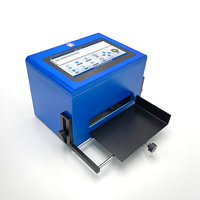 Imprimante à code de lot portable de 12,7 mm, machine d'étiquetage de code d'expiration pour enveloppe en plastique, tube, œuf avec têtes d'impression XP600 et DX7