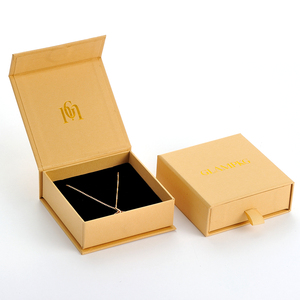 GALMPKG Factory Luxury New Cardboard Sliding Bracelet Necklace Ring Foldable Magnetic Jewelry Packaging <b>Box</b> - Product Image 2