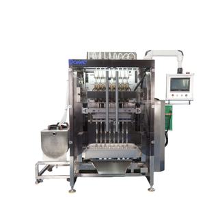 Machine d'emballage entièrement automatique multi-voies facile à utiliser pour sachets de bain de bouche, liquides, huiles, jus, boissons et bâtonnets énergétiques - Product Image 1