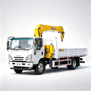 Grúa Montada en Camión Isuzu con Cuerpo Ligero de Aleación de Aluminio, Camión de 6.3T con Grúa Autoelevable - Product Image 1