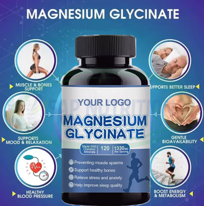 Suplementos de Magnesio Glicinato de Grado Alimenticio ASAP OEM para Dormir, 500 mg, 120 Tabletas, 2 Tabletas por Porción - Product Image 4