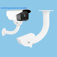 Soportes de Seguridad para Cámaras CCTV con Montaje en Poste, de Aleación de Aluminio 2026, en Forma de I, para Techo Suspendido, con Soporte de Pico de Pato y Carcasa para Cámara