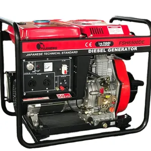 Generator Diesel Tipe Rangka Terbuka 6500D, Generator Diesel Kecil Portabel 5KW