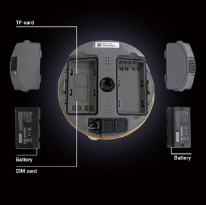Nouveau Toptech TK-300 GPS GNSS RTK 1408 canaux, double batterie, prise en charge IMU, port de données 5 broches avec contrôleur P9IV et logiciel Fixpad - Product Image 3