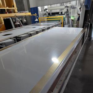 Panneau mural en <span class=keywords><strong>plaque</strong></span> de cristal de carbone <span class=keywords><strong>PVC</strong></span>, placage bois sans peinture, dalle de pierre flexible, <span class=keywords><strong>imitation</strong></span> <span class=keywords><strong>marbre</strong></span> plastique UV, brillant - Product Image 4
