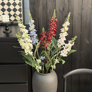Fleurs artificielles de jacinthe en soie Jinxi, branche unique, décorations de mariage - Product Image 1