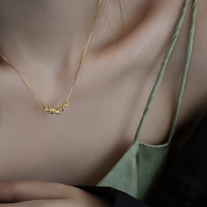 Colgante de cobre para mujer, Joyería Moderna, collar de cuentas de transferencia de <span class=keywords><strong>Chevron</strong></span> - Product Image 6