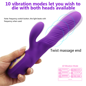 Juguete Sexual para Adultos Twist, Vibrador de Clítoris Recargable por USB, Color Morado, Vibrador de Estimulación para Adultos - Product Image 4