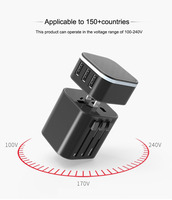 Adaptateur de voyage universel USA EU UK AUS Tout-en-un Chargeur mural international Adaptateur de prise secteur Convertisseur Chargeurs USB C