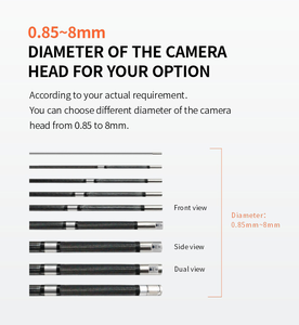 Câble ultra-long de 6 mm <span class=keywords><strong>15M</strong></span> 20M 25M 360 °   Caméra d'inspection vidéo portable étanche IP67 avec rotation, <span class=keywords><strong>endoscope</strong></span> - Product Image 6