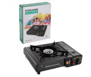 Réchaud à <span class=keywords><strong>gaz</strong></span> portable coupe-vent pour le camping, réchaud en acier inoxydable pour pique-nique, réchaud de voyage pour la randonnée, <span class=keywords><strong>barbecue</strong></span>, cuisson au <span class=keywords><strong>butane</strong></span> - Product Image 1