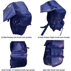 BSCI High Quality Genuine polyester Hand <b>Tooled</b> Saddle <b>Bag</b> Demanded for Horse Riding and Jumping for Equestrian Use - Product Image 4