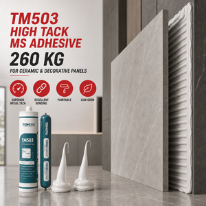 Adhésif polymère MS silane 290 ml, haute adhérence, mastic hybride de construction, liaison instantanée, forte adhérence initiale - Product Image 5