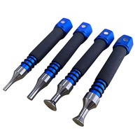 Kit d'outils professionnels de réparation de bosses de voiture 4 pièces PDR – Ensemble de stylos magnétiques pour débosselage – Outil de réparation automobile